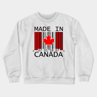 Made In Canada Barcode Crewneck Sweatshirt